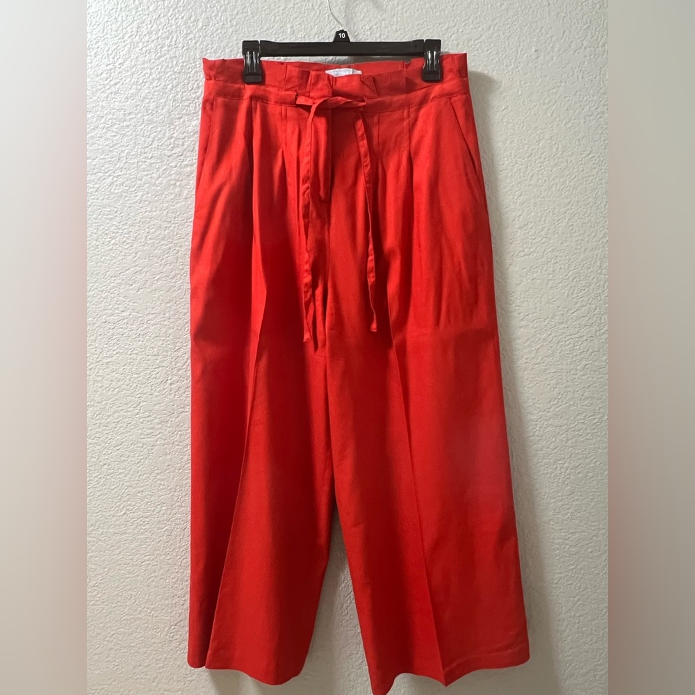 ANTONIO MELANI Scarlet Wide-Leg Trousers